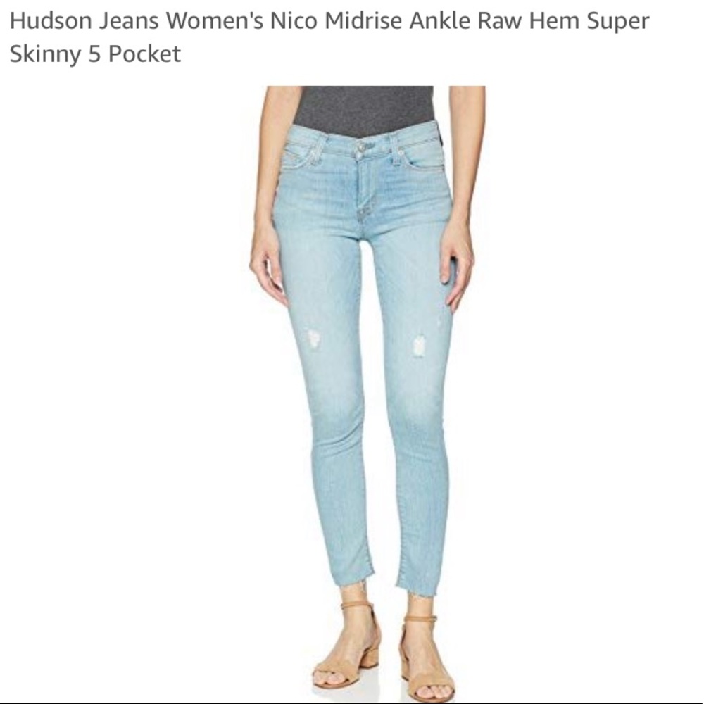 Hudson Jeans Women's Nico Midrise Ankle jeans
